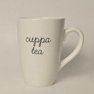 Indigo "Cuppa Tea" White Mug